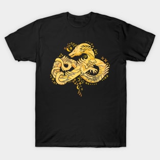 Autism Acceptance Dragon (Gold) T-Shirt